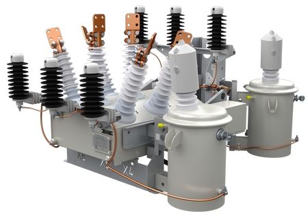 Tavrida Three-Phase 15-27 kV Recloser for Mediun Voltage - Rec25_SSline