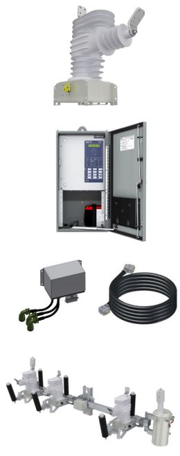 Tavrida triple-single 35kv recloser component Tavrida triple-single 35kv recloser component